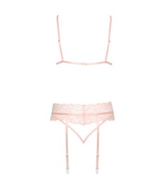 3-teiliges Straps-Set aus Tüll und Spitze