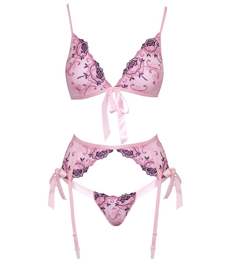 Straps-Set mit aufknöpfbaren Cups