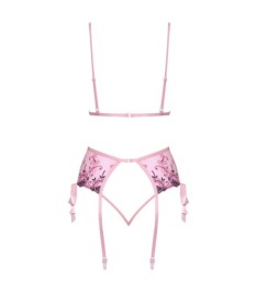 3-teiliges Straps-Set mit Satin-Bindeschleifen