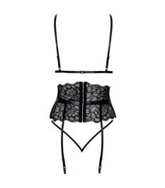 3-teiliges Straps-Set aus Spitze