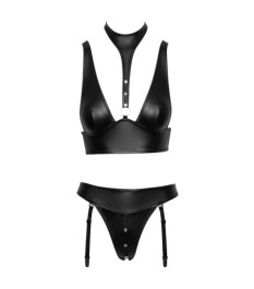 Bralette plus Straps-Slip mit Handfessel am hinteren Slip-Bund