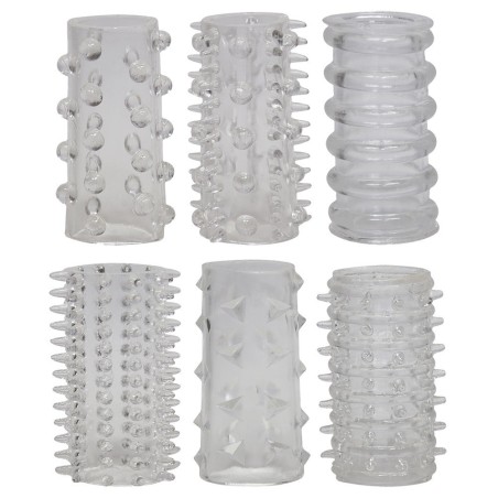 6-teiliges Penismanschettenset „Red Roses“