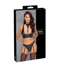 Bralette plus Straps-Slip mit Handfessel am hinteren Slip-Bund