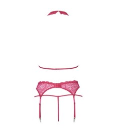 3-teiliges Straps-Set aus weicher Stretch-Spitze