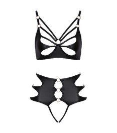 BH plus Slip ouvert aus weichem Stretchmaterial