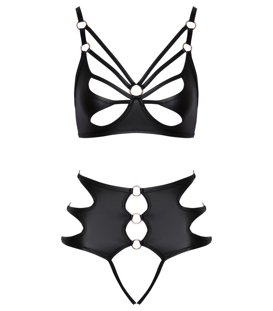 BH plus Slip ouvert aus weichem Stretchmaterial