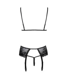 3-teiliges Straps-Set aus feiner Spitze