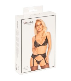 3-teiliges Straps-Set aus feiner Spitze