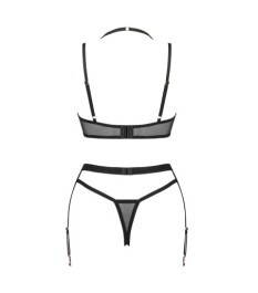 3-teiliges Set „Selinne" aus Mikrofaser und Feinnetz