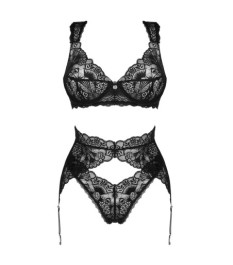 3-teiliges Set „Donna Dream" aus weicher elastischer Spitze