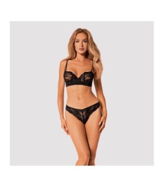 BH plus Slip ouvert aus weichem Stretchmaterial