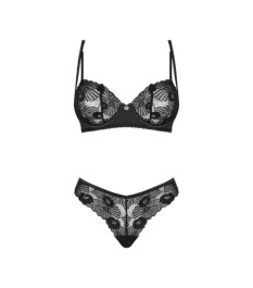 BH plus Slip ouvert aus weichem Stretchmaterial