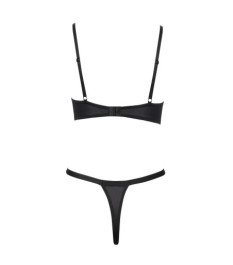 3-teiliges Straps-Set mit feinem Spitzen-Überzug