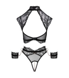 Spitzen-Set mit abnehmbaren Fesseln