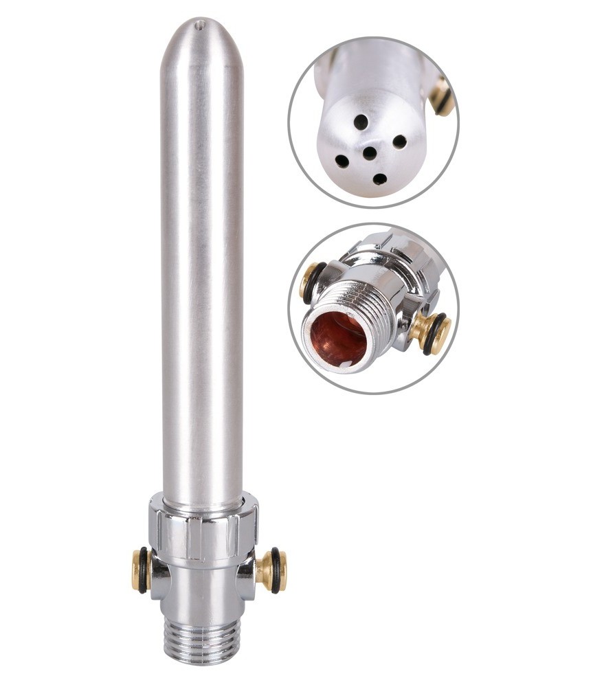 Intimdusche „Total Splash“ aus Aluminium