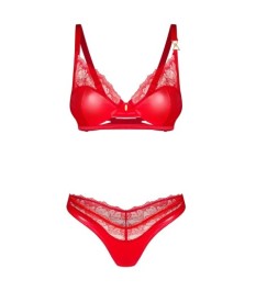 Dessous-Set „Aliosa“ mit Bügel-BH & Riostring