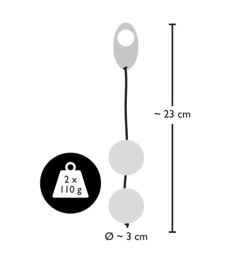 Liebeskugeln „Metal Balls“, Ø 3 cm, 235 g