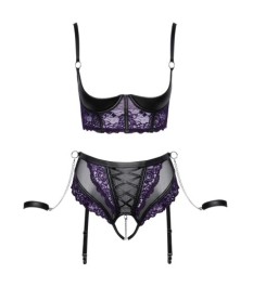 Dessous-Set „Aliosa“ mit Bügel-BH & Riostring