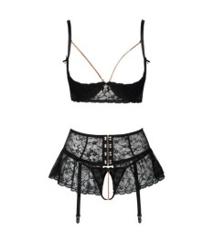 Ouvert-Set inklusive Straps-Röckchen