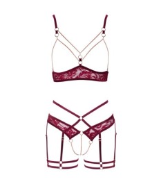 Dessous-Set „Soranna“ mit Bügel-BH und Ouvert-String