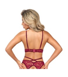 Dessous-Set „Soranna“ mit Bügel-BH und Ouvert-String