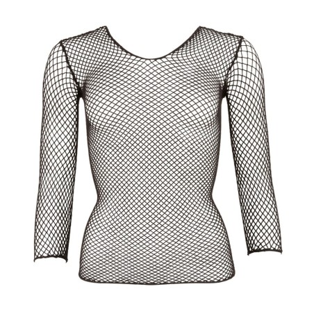 Shirt aus grobem Netzmaterial