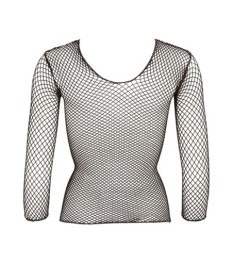 Shirt aus grobem Netzmaterial