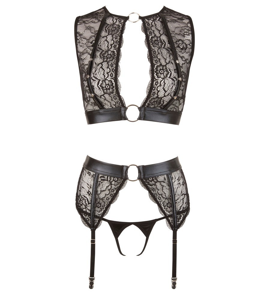 3-teiliges Set mit Armfesseln