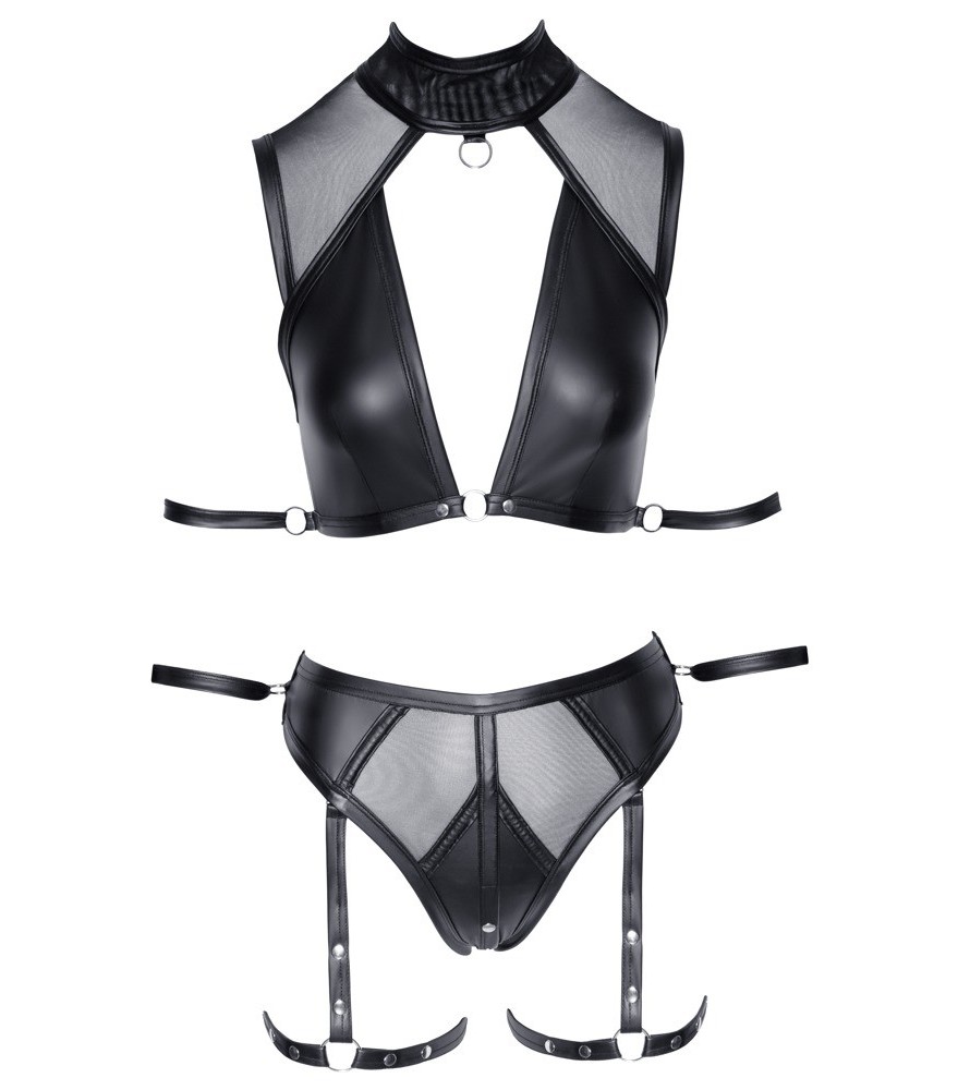 Top plus Slip mit Schenkel-Harnesses (abnehmbar)