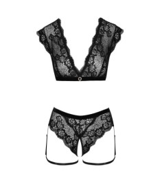 Dessous-Set aus Blütenspitze