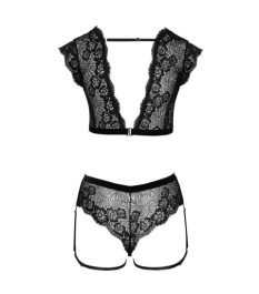 Dessous-Set aus Blütenspitze