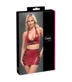 Hebe-BH plus String mit Schleifenverzierung