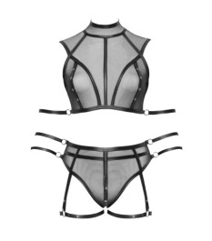 Dessous-Set in Bondage-Optik