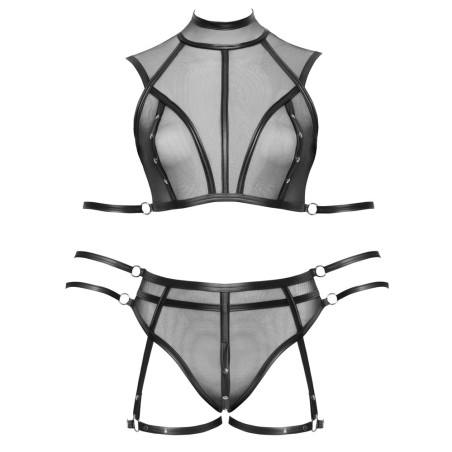 Dessous-Set in Bondage-Optik