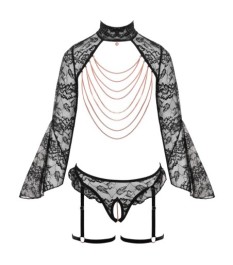 Ouvert-Set mit abnehmbaren Ketten