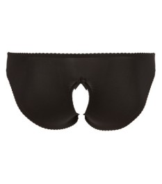 Slip ouvert mit Spitze und Zierschleife vorne