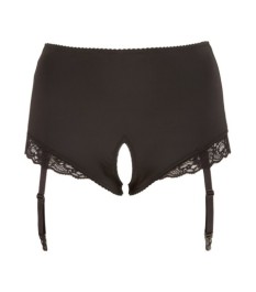 Slip ouvert mit abnehmbaren Strapsen