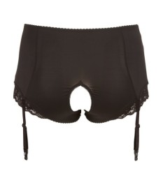 Slip ouvert mit abnehmbaren Strapsen