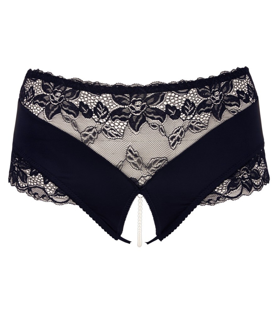 Slip ouvert mit Perlenkette im Schritt