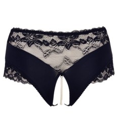 Slip ouvert mit Perlenkette im Schritt