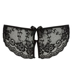 Slip ouvert aus Spitze