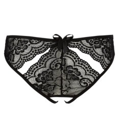 Slip ouvert aus Spitze