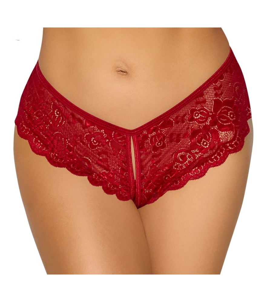 Slip ouvert aus Spitze