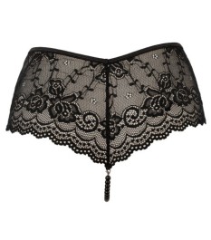 Spitzen-Set mit Samt-Strapsen