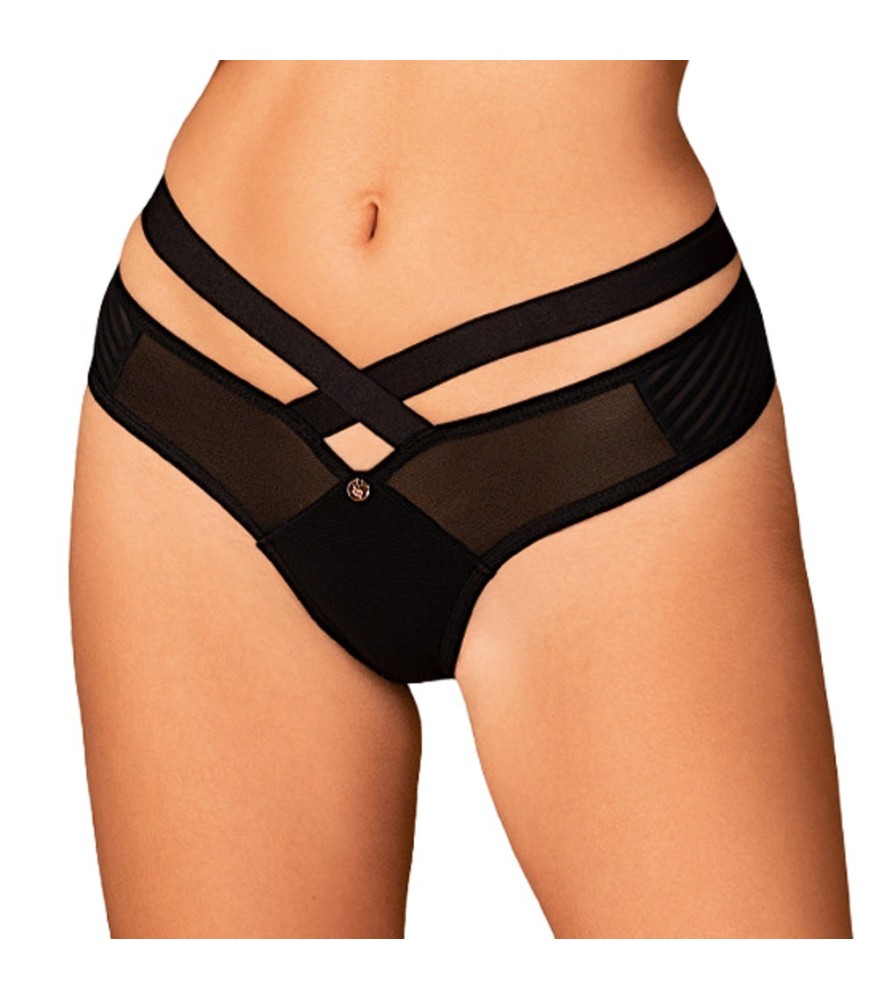 Slip „Brasica“ transparent mit blickdichten Details