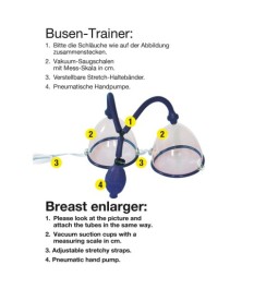 Busen-Saugschalen „Easy Grow“ mit Stretch-Haltebändern
