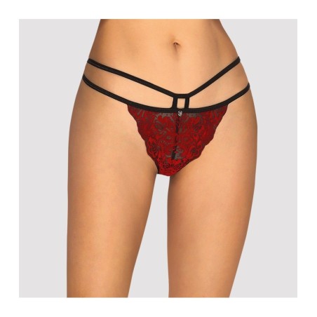 String „Sugestina“ mit filigranen Samt-Applikationen