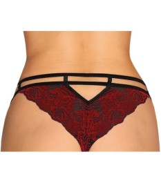 String „Sugestina“ mit filigranen Samt-Applikationen