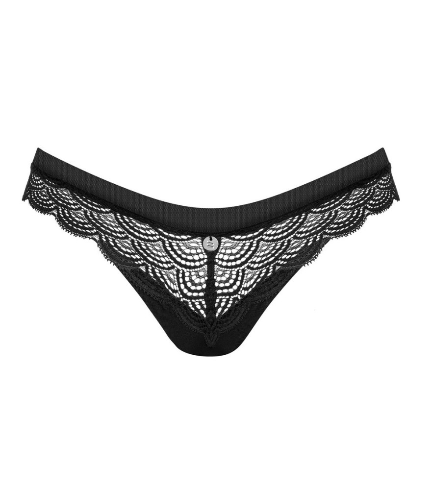 Slip ouvert mit abnehmbaren Strapsen