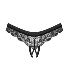 Slip ouvert mit Perlenkette im Schritt